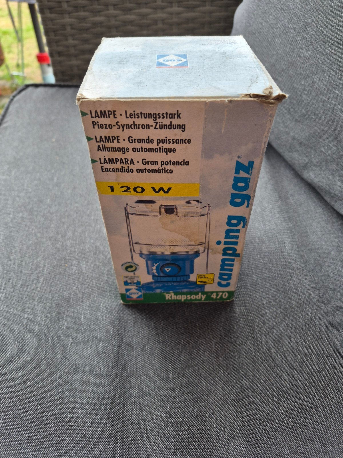 Campingaz Rhapsody 470 gaslamp 120W, Ophalen of Verzenden, Gebruikt