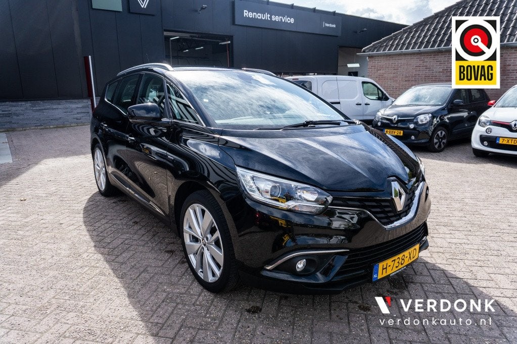 Renault Grand Scénic 1.3 TCe Camera | Sensoren | Climate co, Auto's, Renault, Euro 6, 4 cilinders, Zwart, Origineel Nederlands