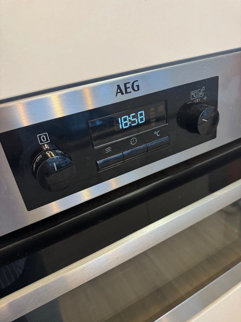 Prachtige moderne keuken + AEG inbouwapparatuurGEDEMONTEERD, Wit, Overige typen, Ophalen of Verzenden, Zo goed als nieuw