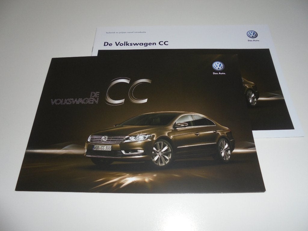 brochure Volkswagen CC  2012, Ophalen of Verzenden, Nieuw, Volkswagen