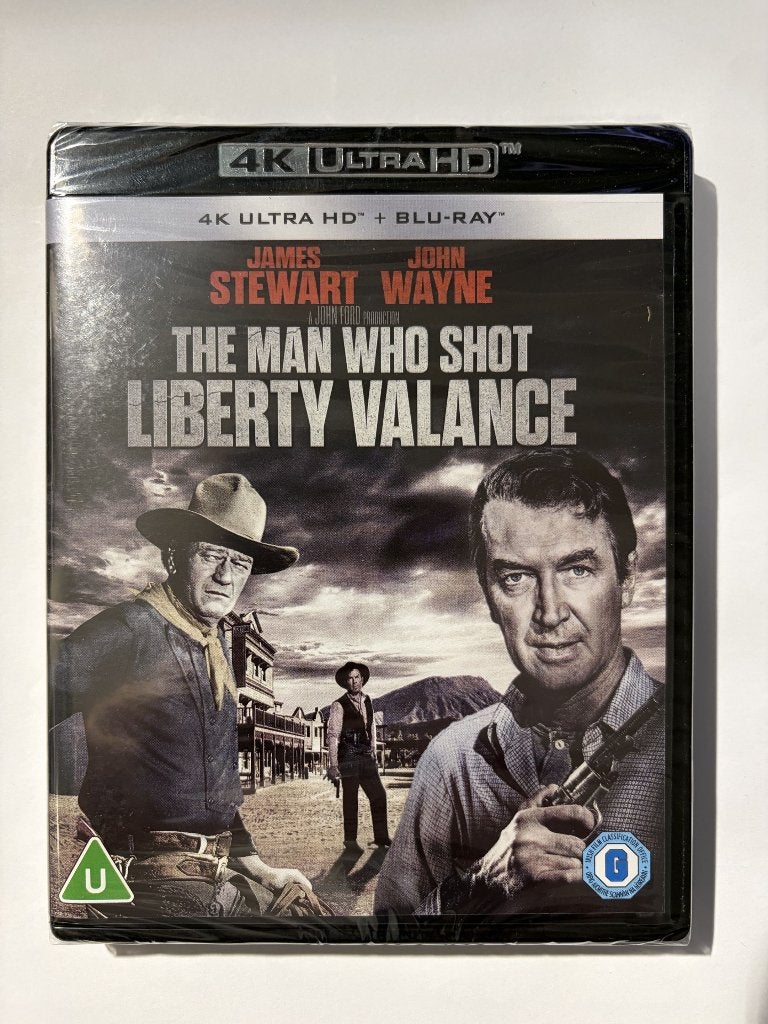 The Man Who Shot Liberty Valance (1962) 4K Ultra HD, Cd's en Dvd's, Ophalen, Nieuw in verpakking, 4K Ultra HD Blu-ray, Actie