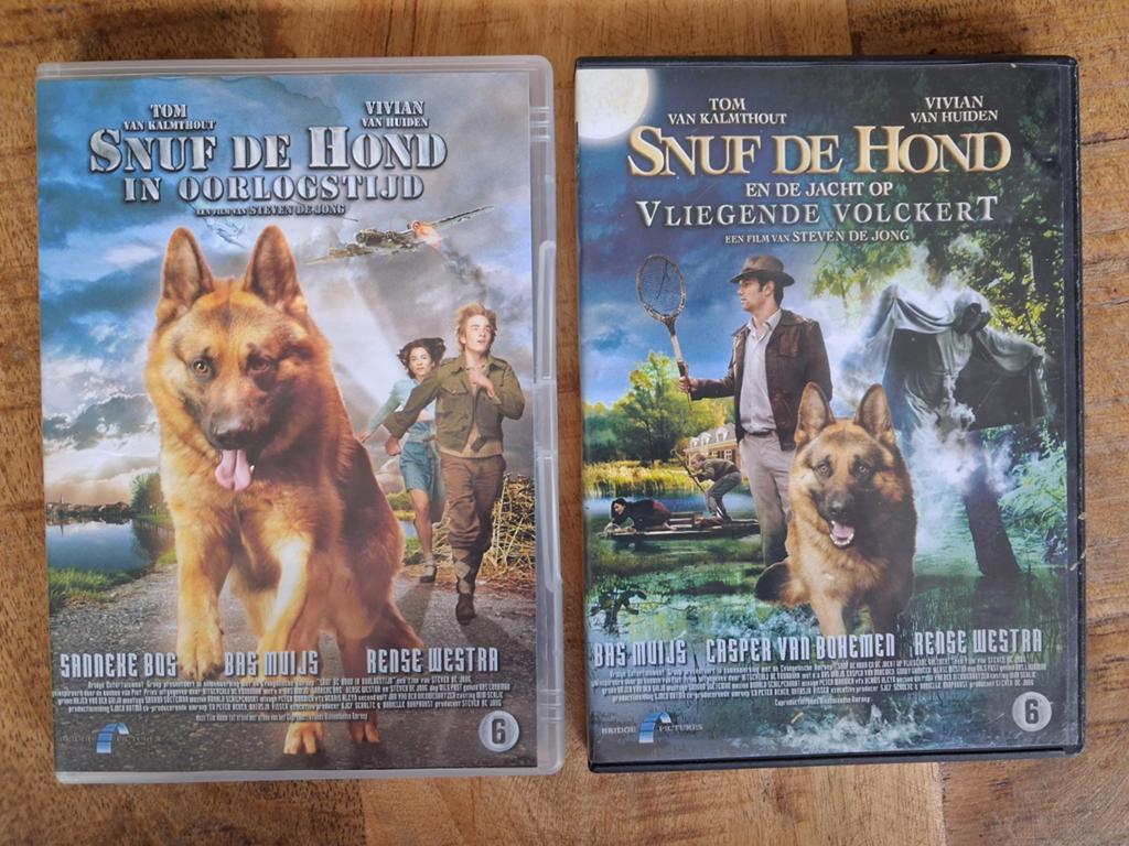 DVD Snuf de Hond in Oorlogstijd en Vliegende Volckert, Vanaf 6 jaar, Ophalen of Verzenden
