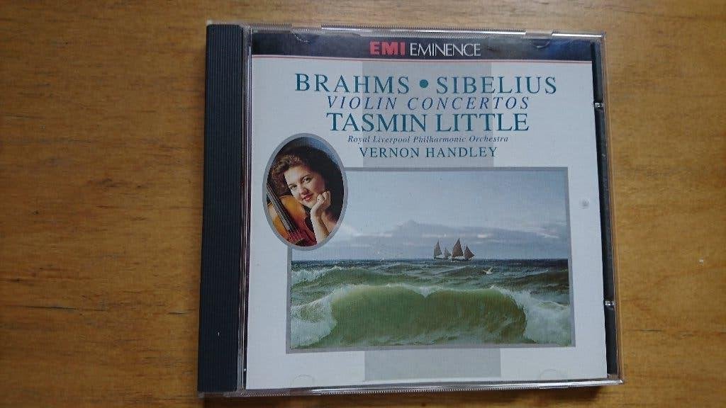 Brahms & Sibelius Violin Concertos Tasmin Little Handley, Cd's en Dvd's, Cd's | Klassiek, Ophalen of Verzenden, Zo goed als nieuw