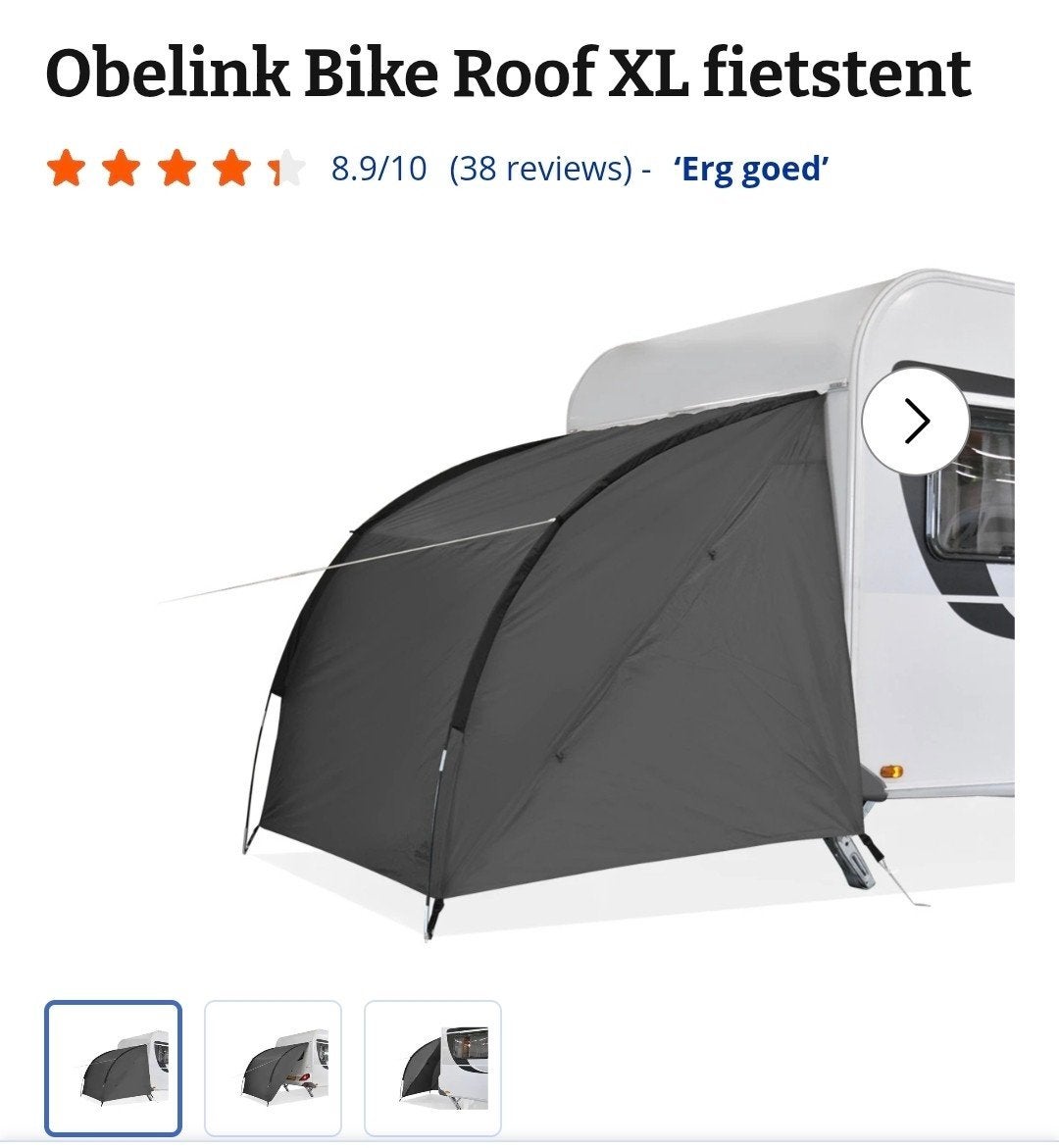 Schuurtent XL, Caravans en Kamperen, Ophalen of Verzenden, Nieuw