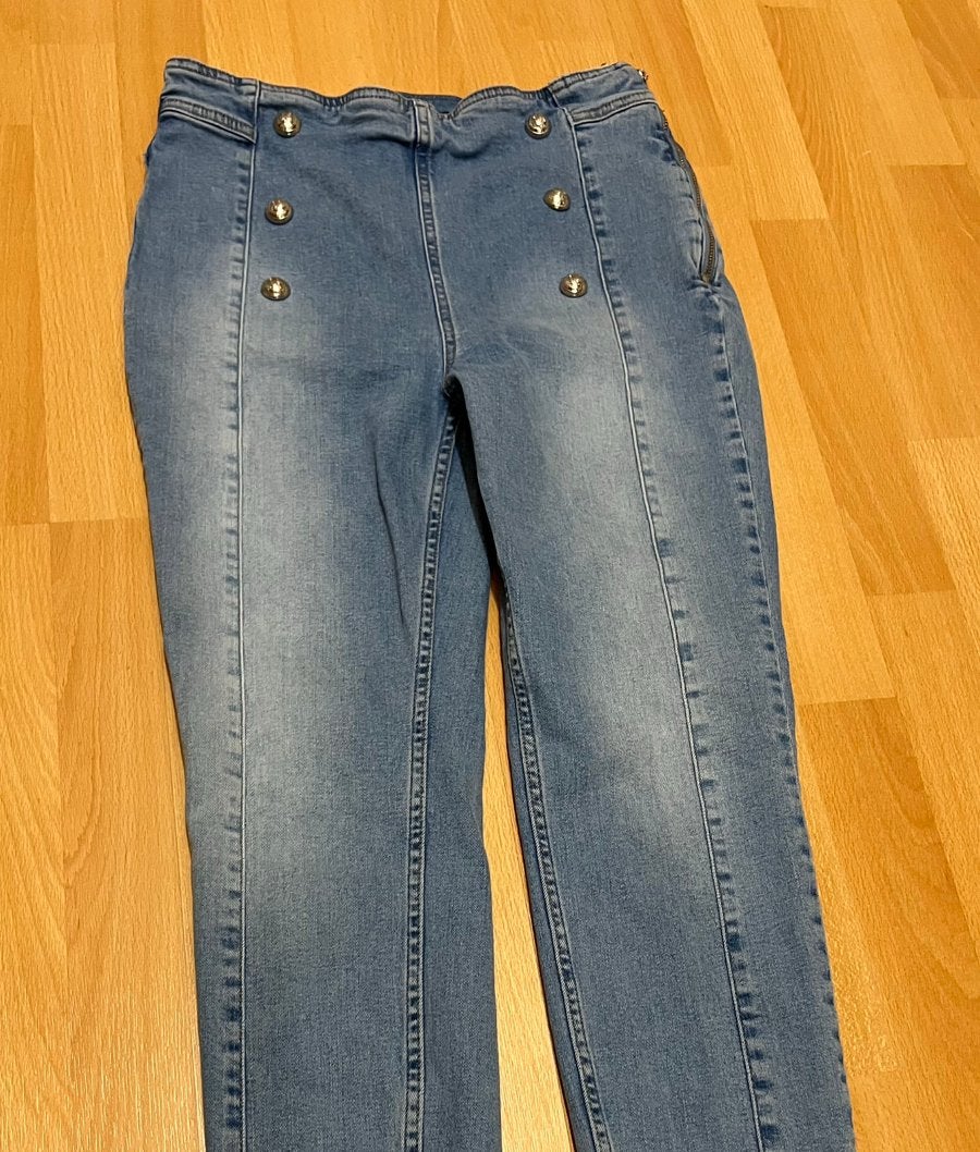 Nikkie Jeans Maat 40 - Zo goed als nieuw, Ophalen of Verzenden, Zo goed als nieuw, Blauw, W30 - W32 (confectie 38/40)