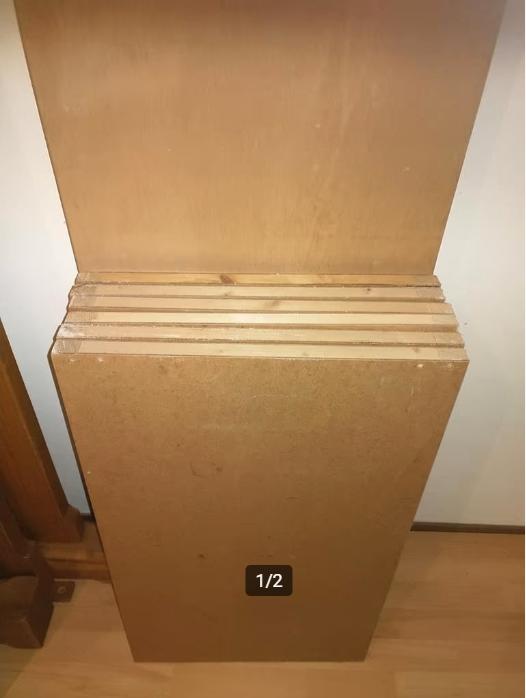 Kast met 6 bruynzeel legplanken, Ophalen, Minder dan 25 mm, 200 tot 250 cm, Plank