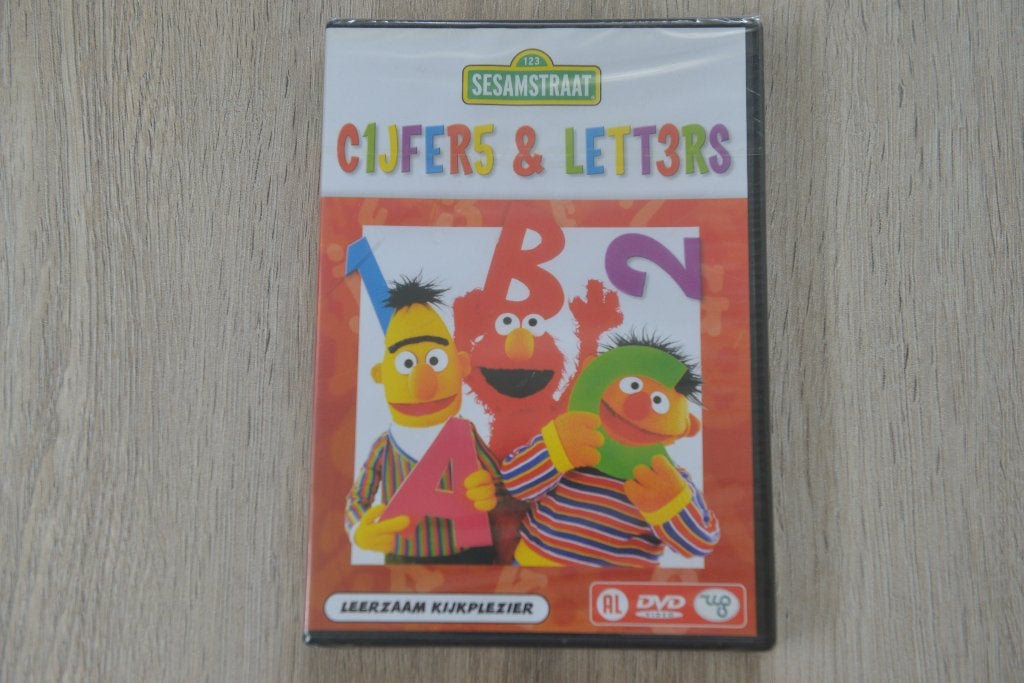 SESAMSTRAAT == CIJFER5 & LETT3RS ( nieuw in de verpakking, Alle leeftijden, Verzenden, Zo goed als nieuw
