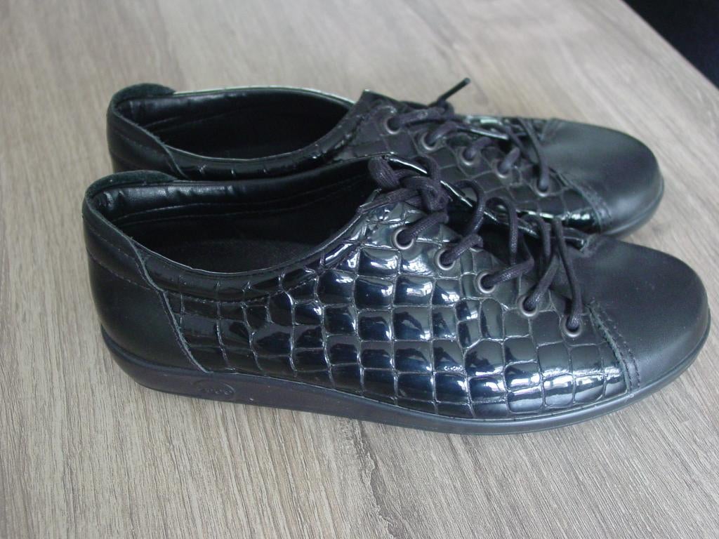 Zwarte Ecco veterschoen, maat 37, Kleding | Dames, Schoenen, Ecco, Schoenen met lage hakken, Zwart, Ophalen of Verzenden