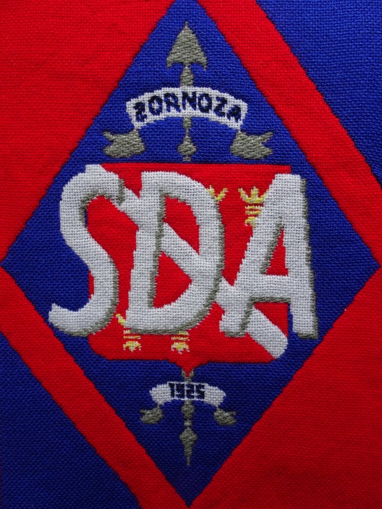 sjaal SD Amorebieta, Verzamelen, Sportartikelen en Voetbal, Ophalen of Verzenden, Nieuw, Buitenlandse clubs, Vaantje of Sjaal