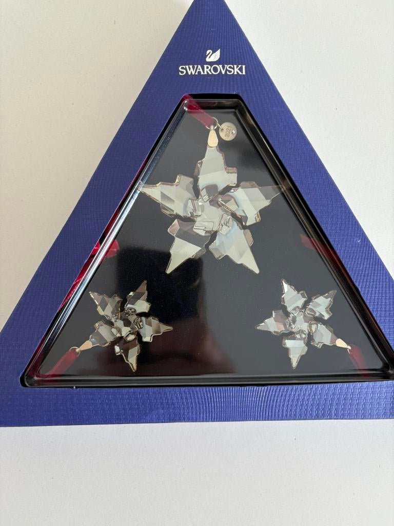 Swarovski kerststerren set 2021 Golden Shadow, Ophalen of Verzenden, Zo goed als nieuw, Figuurtje