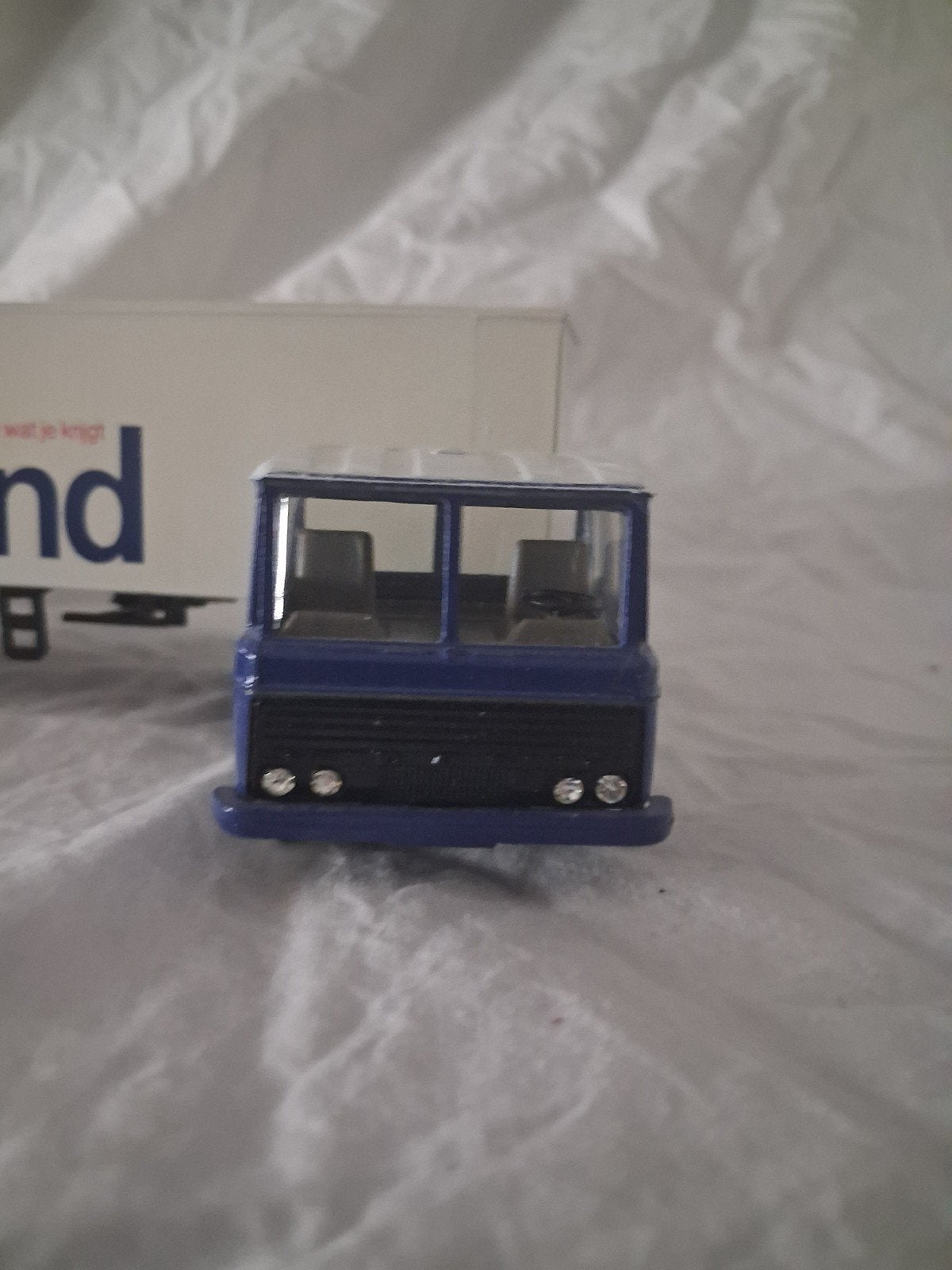 Blue Band vrachtwagen model, Hobby en Vrije tijd, Ophalen of Verzenden, Gebruikt, Bus of Vrachtwagen