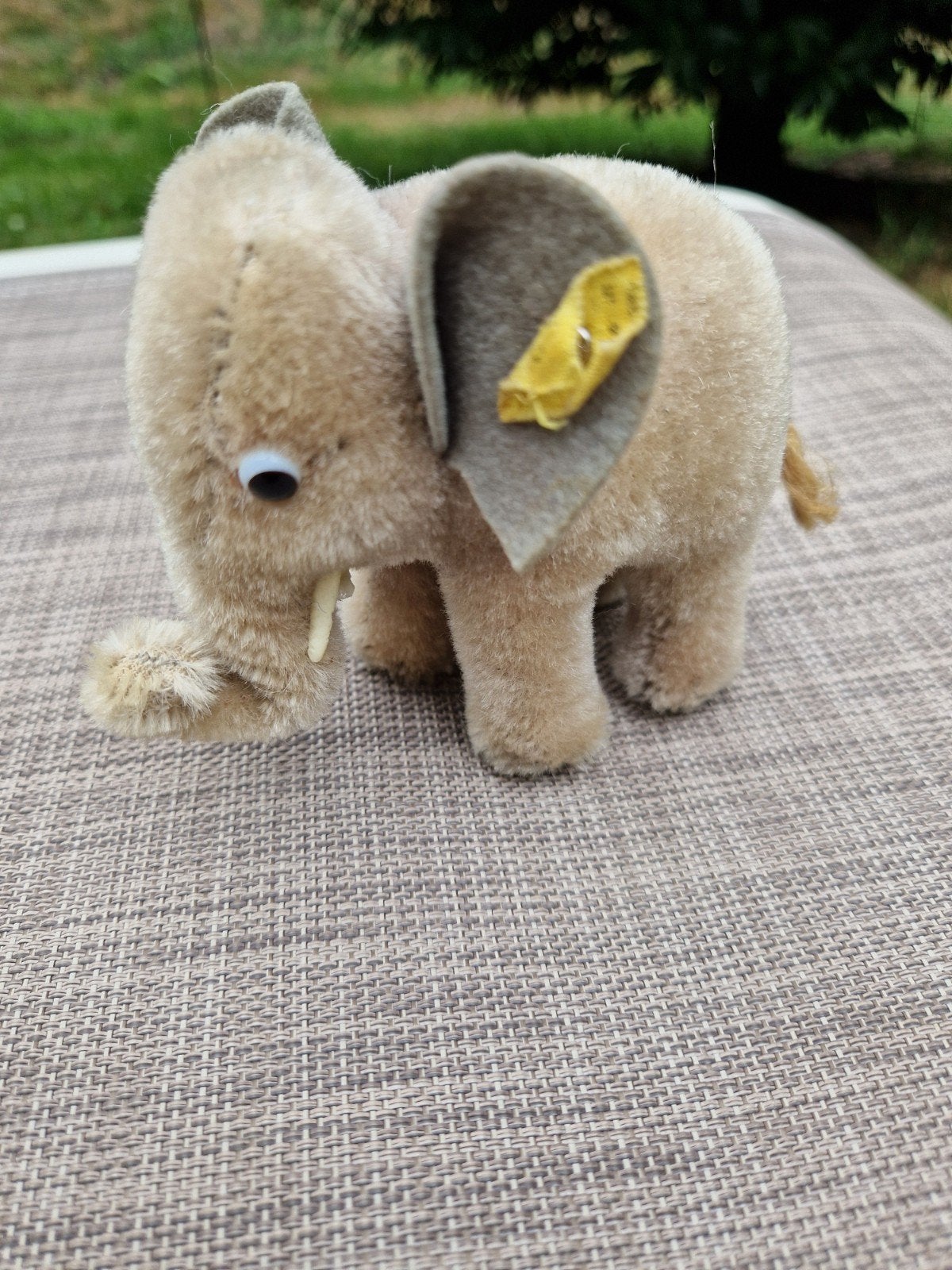 Vintage Steiff Olifant Knuffel - Zo goed als nieuw, Ophalen of Verzenden, Zo goed als nieuw
