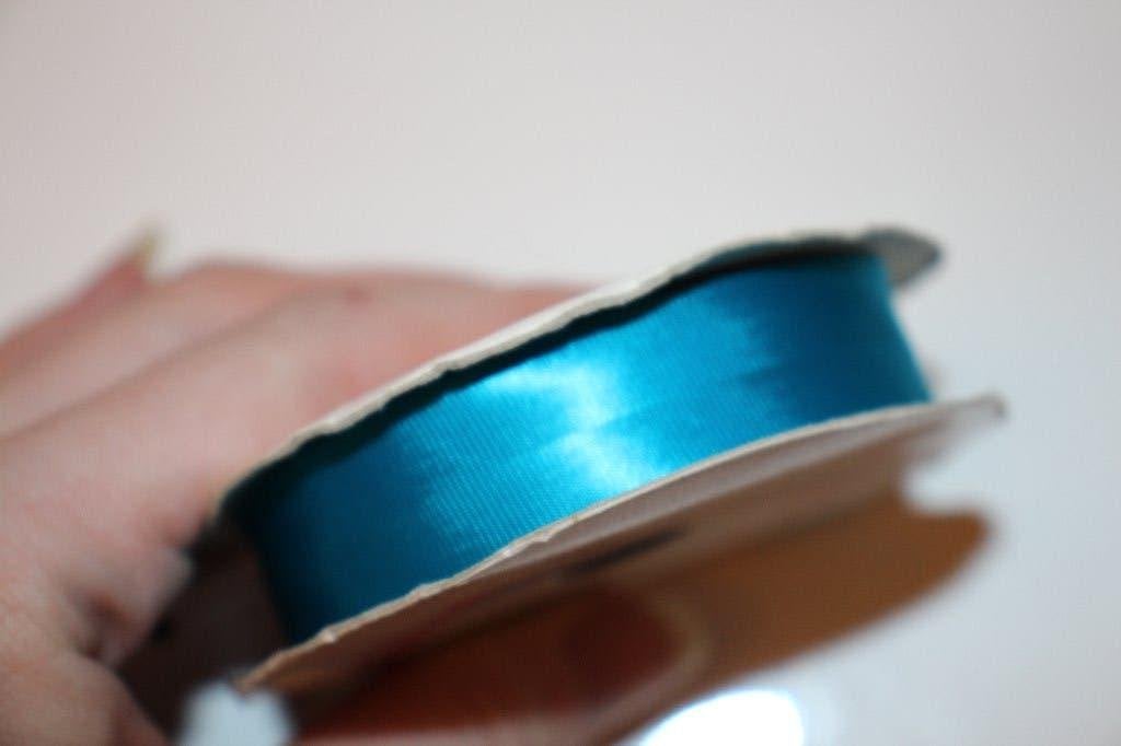 Nylon satijn lint - aqua blauw - 20mm #3635A, Ophalen of Verzenden, Nieuw, Lint, Band of Elastiek