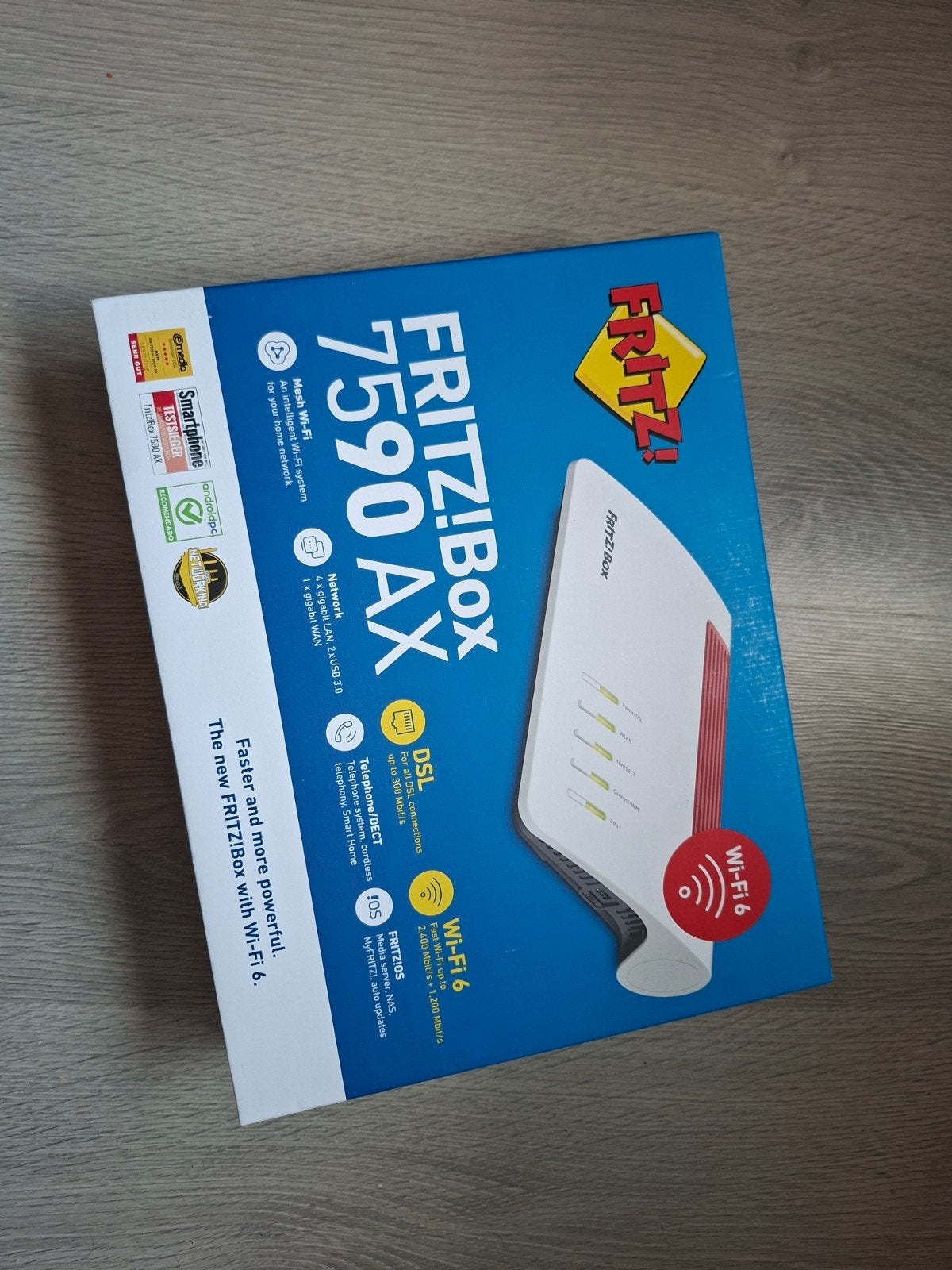 FRITZBOX 7590 AX (wifi 6)
Nieuw, Computers en Software, Routers en Modems, Ophalen of Verzenden, Nieuw