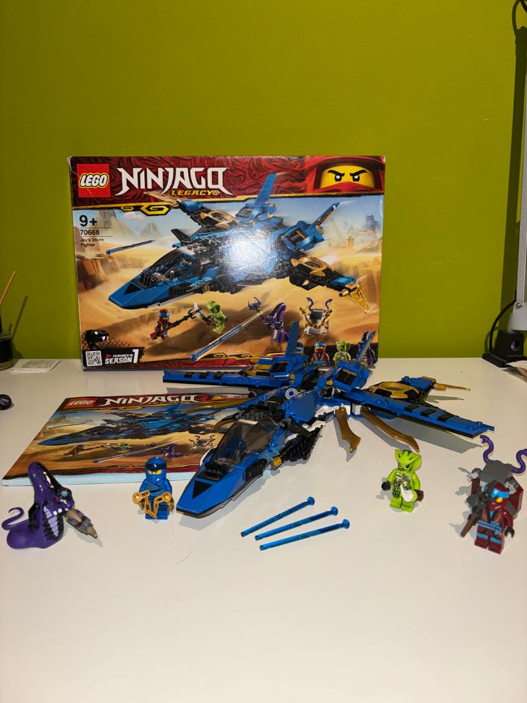 Lego Ninjago 70668 Jay's Storm Fighter, Kinderen en Baby's, Speelgoed | Duplo en Lego, Gebruikt, Lego, Ophalen of Verzenden, Compleet