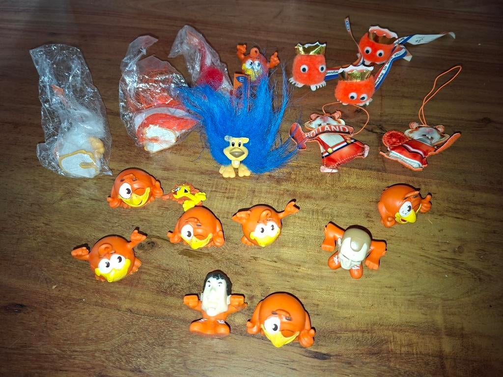 Albert heijn wuppies Welpies leeuwen poppetjes hamsters, Ophalen of Verzenden, Zo goed als nieuw, Versiering, Oranje of Koningsdag