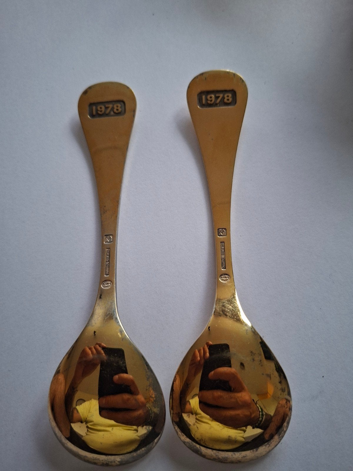 Te koop twee Georg Jensen lepels uit 1978, Ophalen of Verzenden