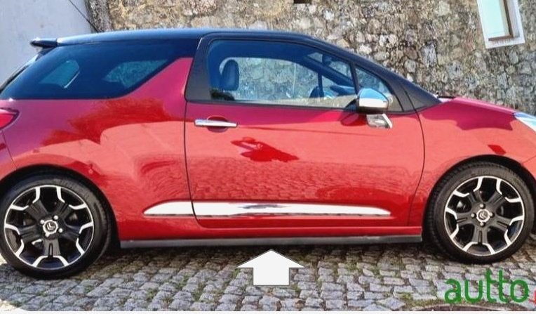 Citroen DS3 side skirts dorpels aan beide kanten, Ophalen