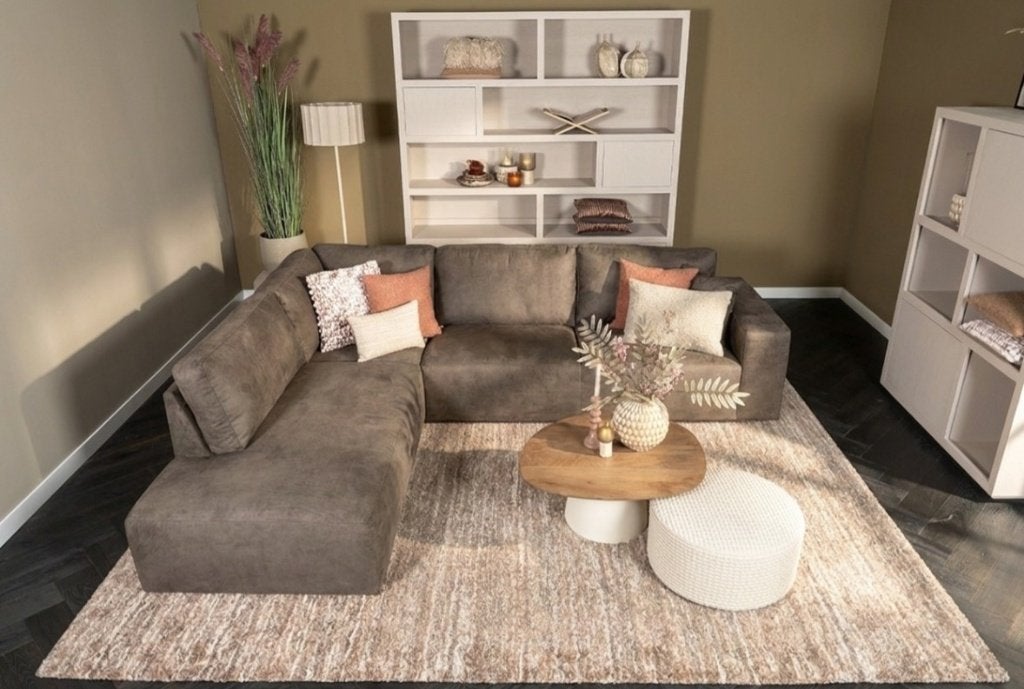 Hoekbank More l Whoon | Meubilex l van €1998 voor €1149, Huis en Inrichting, Ophalen, 100 tot 125 cm, Hoekbank, Zo goed als nieuw