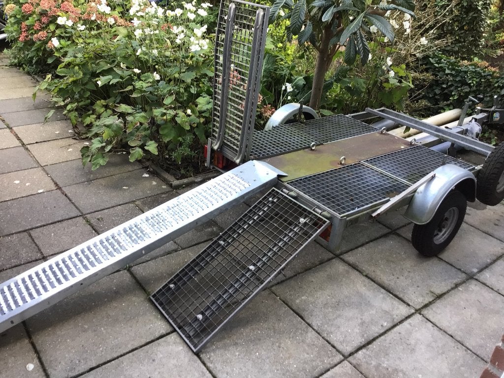 Aanhanger voor guad  brommers en motor. Zie foto’s, Ophalen, Zo goed als nieuw