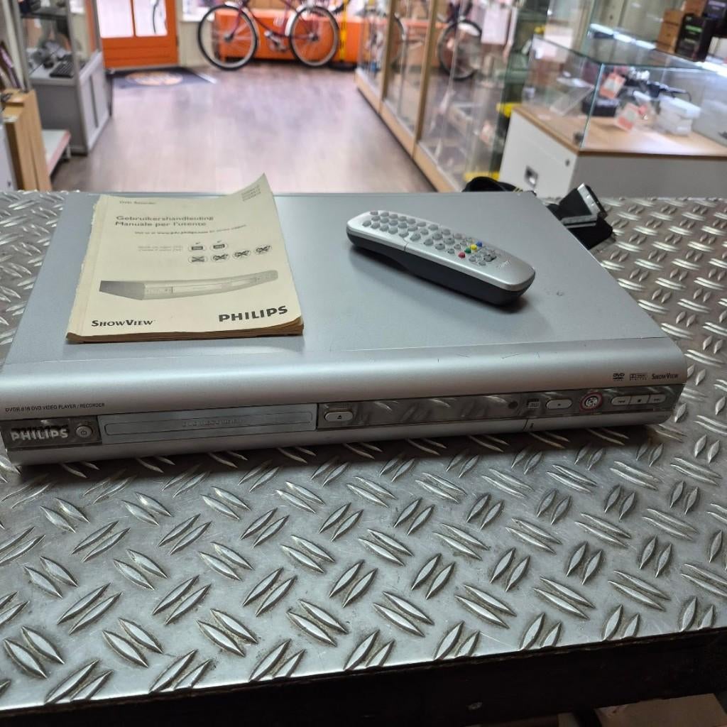 Philips DVDR 616 DVD Recorder Getest en garantie, Philips, Gebruikt, Dvd-recorder, Ophalen of Verzenden