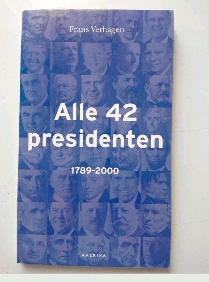 Alle 42 presidenten (1789-2000)/Frans Verhagen, 19e eeuw, Frans Verhagen, Ophalen of Verzenden, Zo goed als nieuw