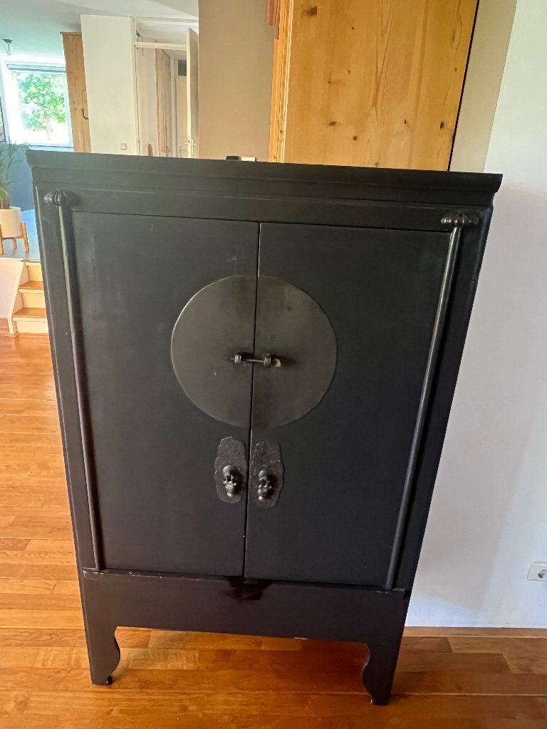 Chinese kast, Ophalen, Gebruikt, 25 tot 50 cm, Met deur(en)