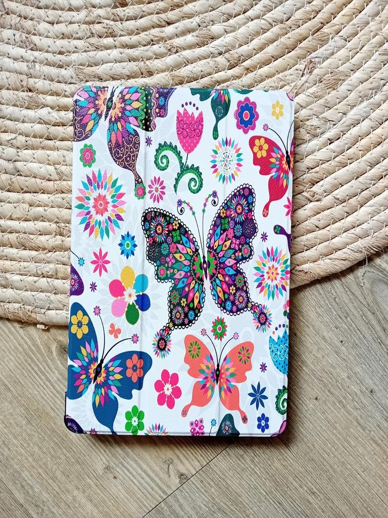 Bookcase hoesje voor Samsung Galaxy Tab S6 Lite - Vlinders, 10 inch, Nieuw, Bescherming voor- en achterkant, Ophalen of Verzenden
