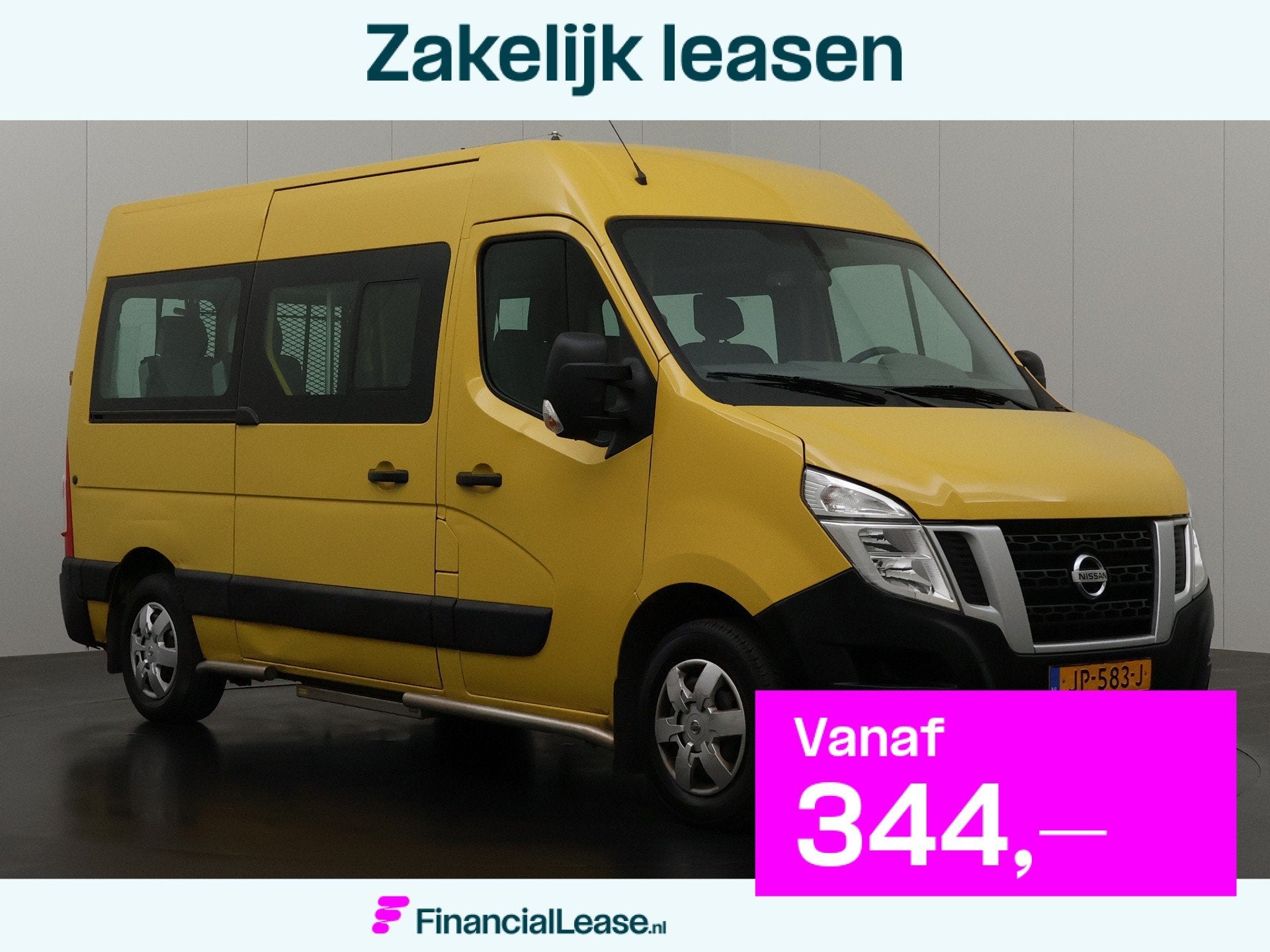 Nissan NV400 2.3DCi L2H2 Rolstoelbus | Euro 6 | 8-Persoons |, Voorwielaandrijving, 145 pk, Stof, Gebruikt