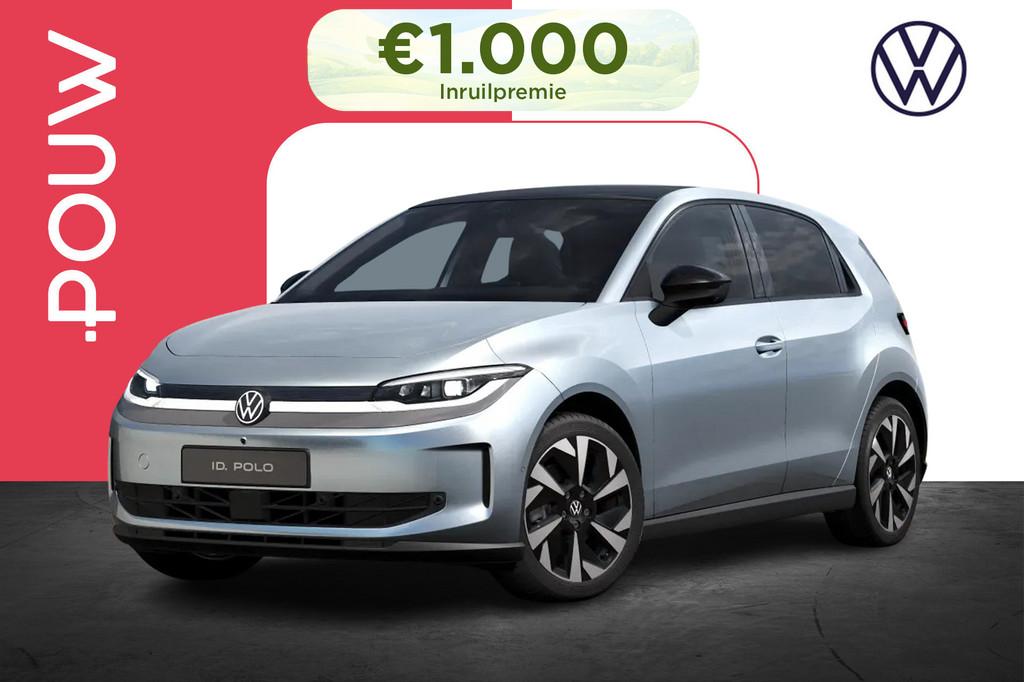 Volkswagen ID. Polo Style First Edition 211pk 52 kWh | Massa, 12 maanden, Stof, Zwart, 1476 kg