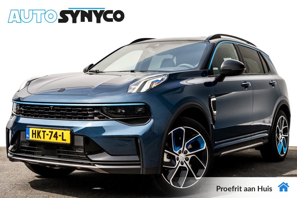Lynk & Co 01 1.5 Plug-in Hybrid 262 Pk I Zwarte hemel I Pano, Auto's, Lynk & Co, Stof, Met garantie (alle), Blauw, Bedrijf