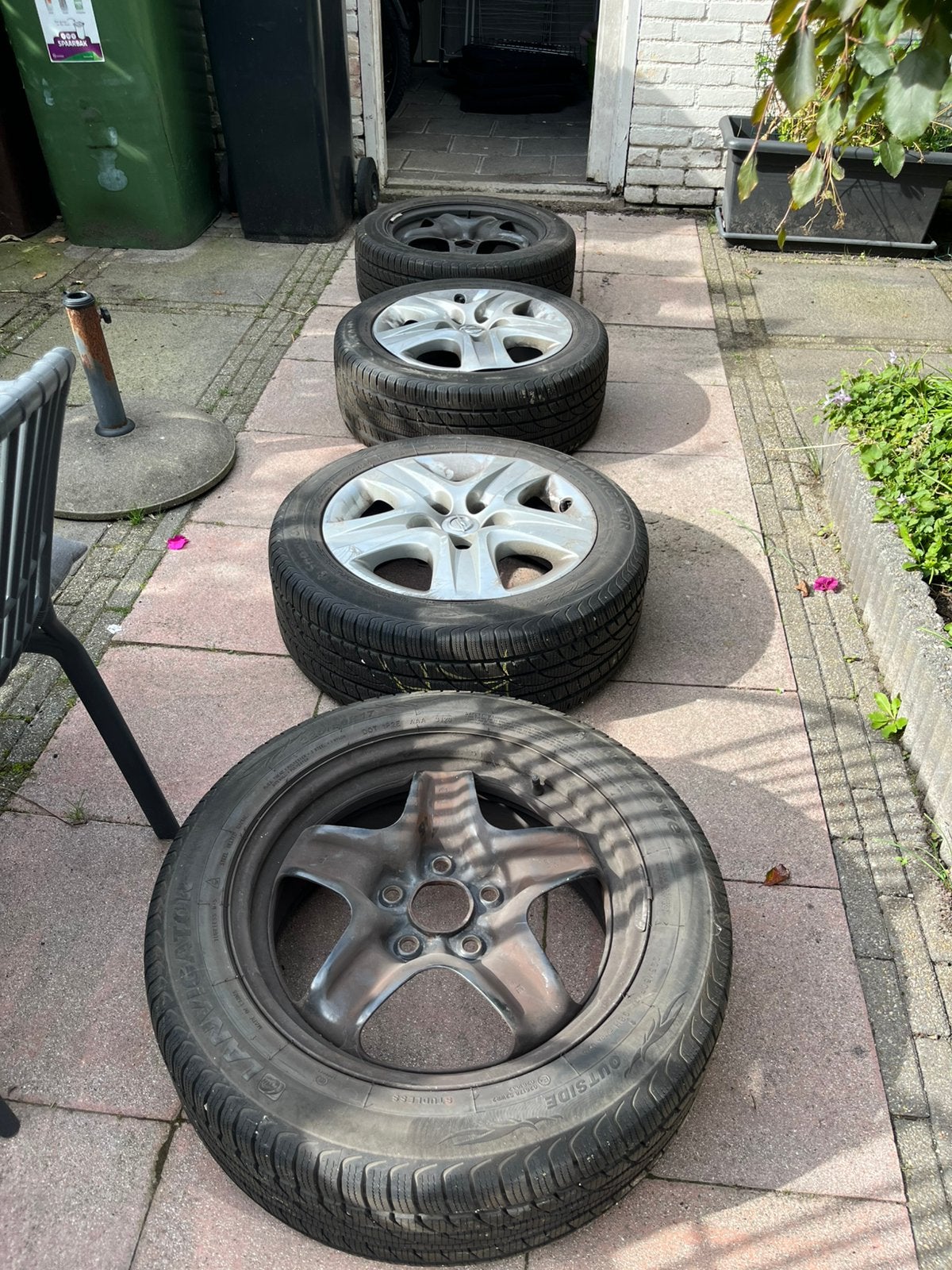 Winterset  Insignia 17 inch, Lanvigator Snowpower 225/50 R17, Ophalen, Gebruikt