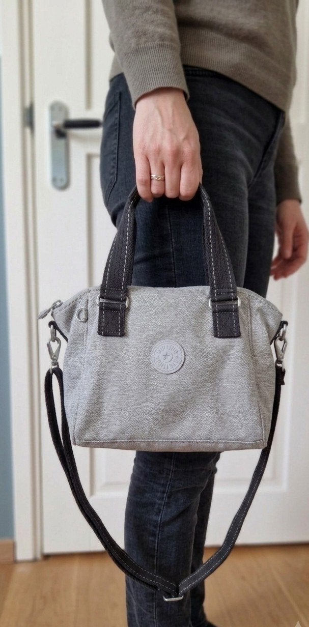 Leuk grijze tas van Kipling, Ophalen of Verzenden, Zo goed als nieuw, Grijs, Kipling