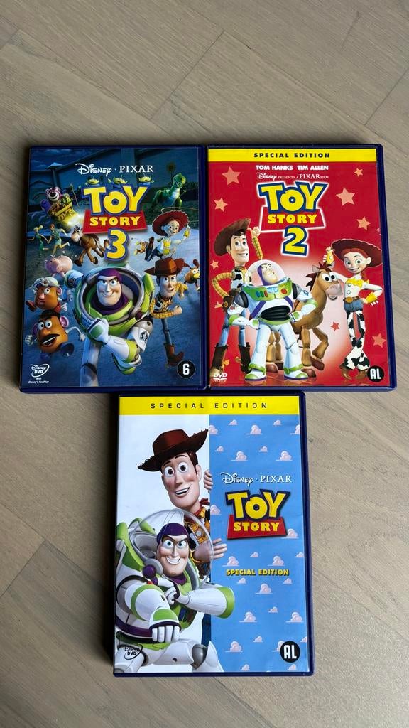 Toy Story DVD Boxset - De complete trilogie, Europees, Gebruikt, Tekenfilm, Alle leeftijden