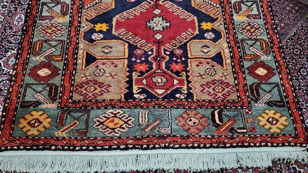 mooi HANDWERK Antique Perzisch ~, Ophalen, 100 tot 150 cm, 200 cm of meer, Paars