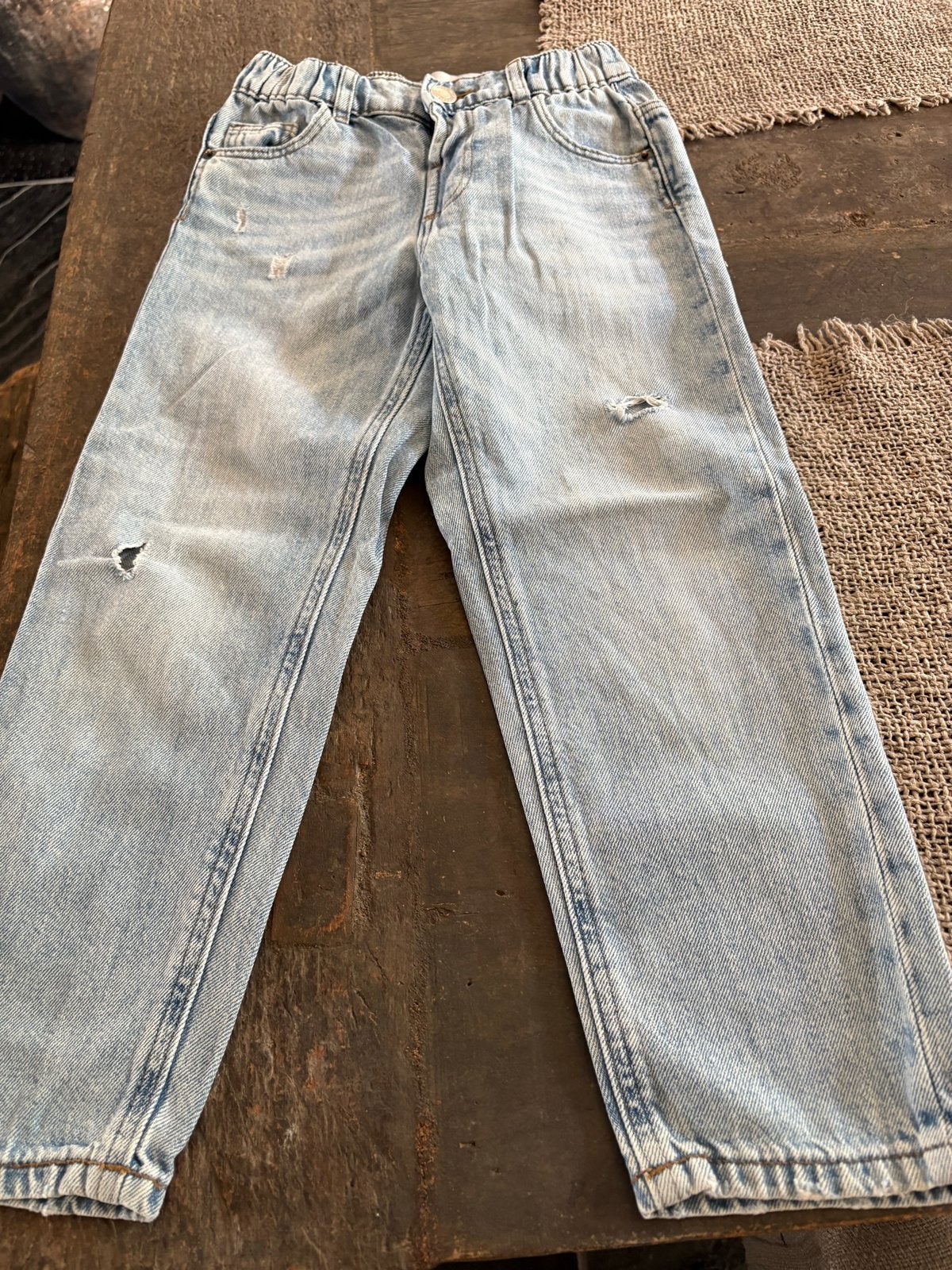Stoere Zara jongens jeans maat 110 (5 jaar), Kinderen en Baby's, Ophalen of Verzenden, Gebruikt, Jongen, Broek