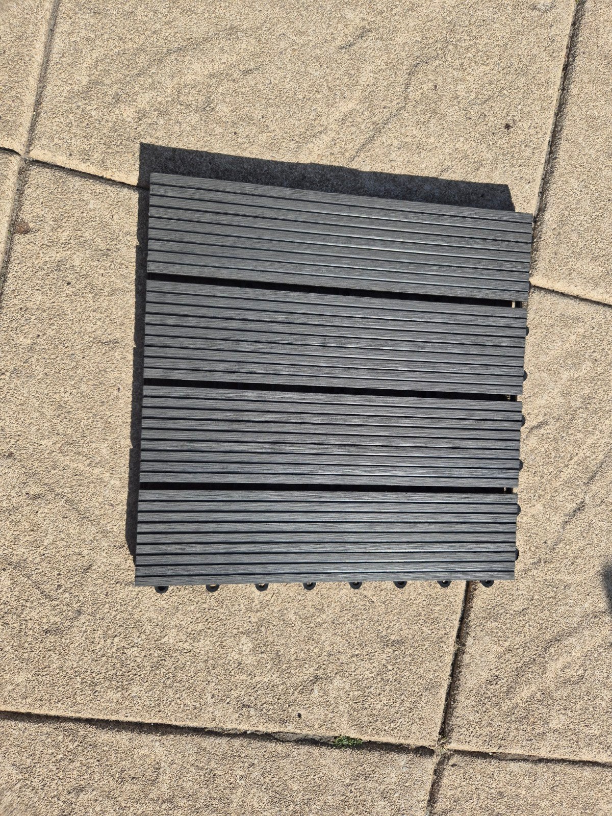 Terrastegel WPC Composiet Grijs - 30x30 cm, Ophalen, Nieuw, Composiet