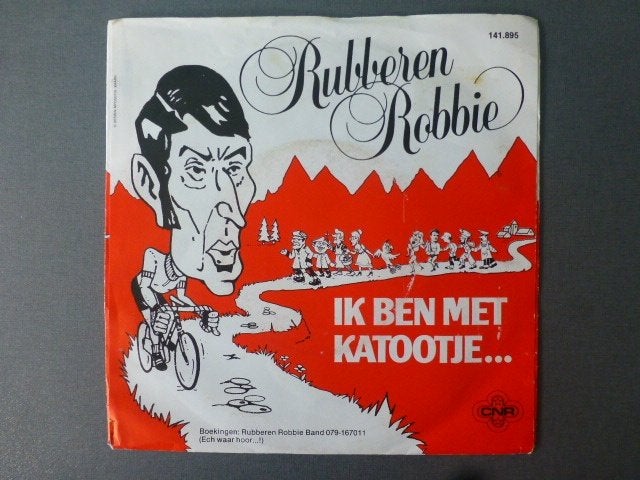 Rubberen Robbie. Ik ben met Katootje../ De Palingvissers., Cd's en Dvd's, Ophalen of Verzenden, Gebruikt, 7 inch, Nederlandstalig