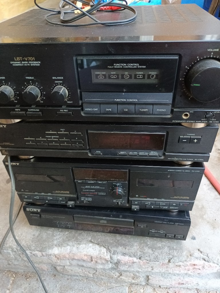 Sony stereo apparatuur, Ophalen, Gebruikt, Sony