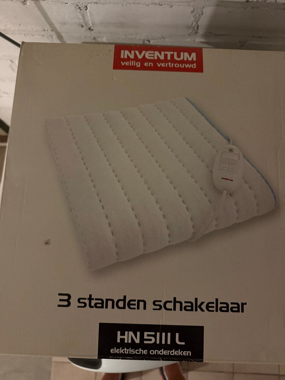 Inventum HN5111L 1-persoons elektrische onderdeken, Ophalen of Verzenden, Nieuw