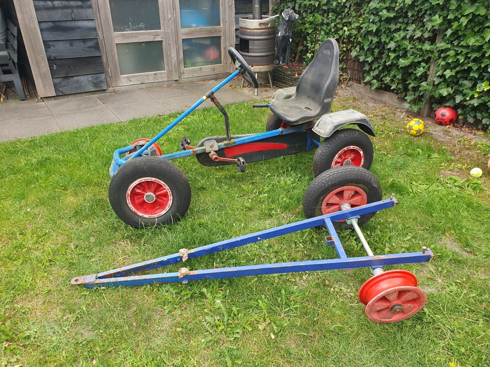 Berg skelter opknapper met onderstel voor kar, Ophalen, Gebruikt, Berg, Met kar of aanhanger