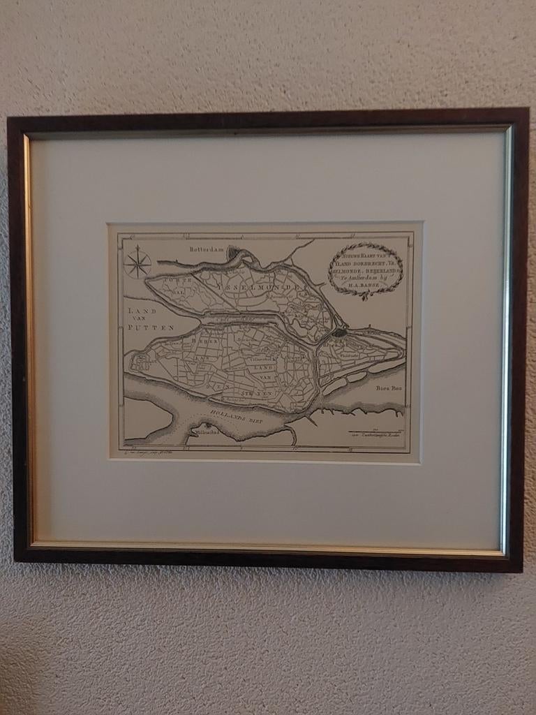 Plattegrond Rotterdam Ijsselmonde, Ophalen of Verzenden