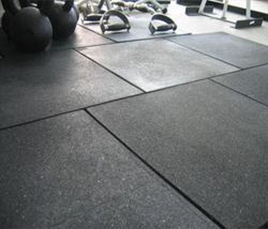 Rubberen tegels voor sportvloer fitness gym (100x100cm), Ophalen, Gebruikt, Overige typen