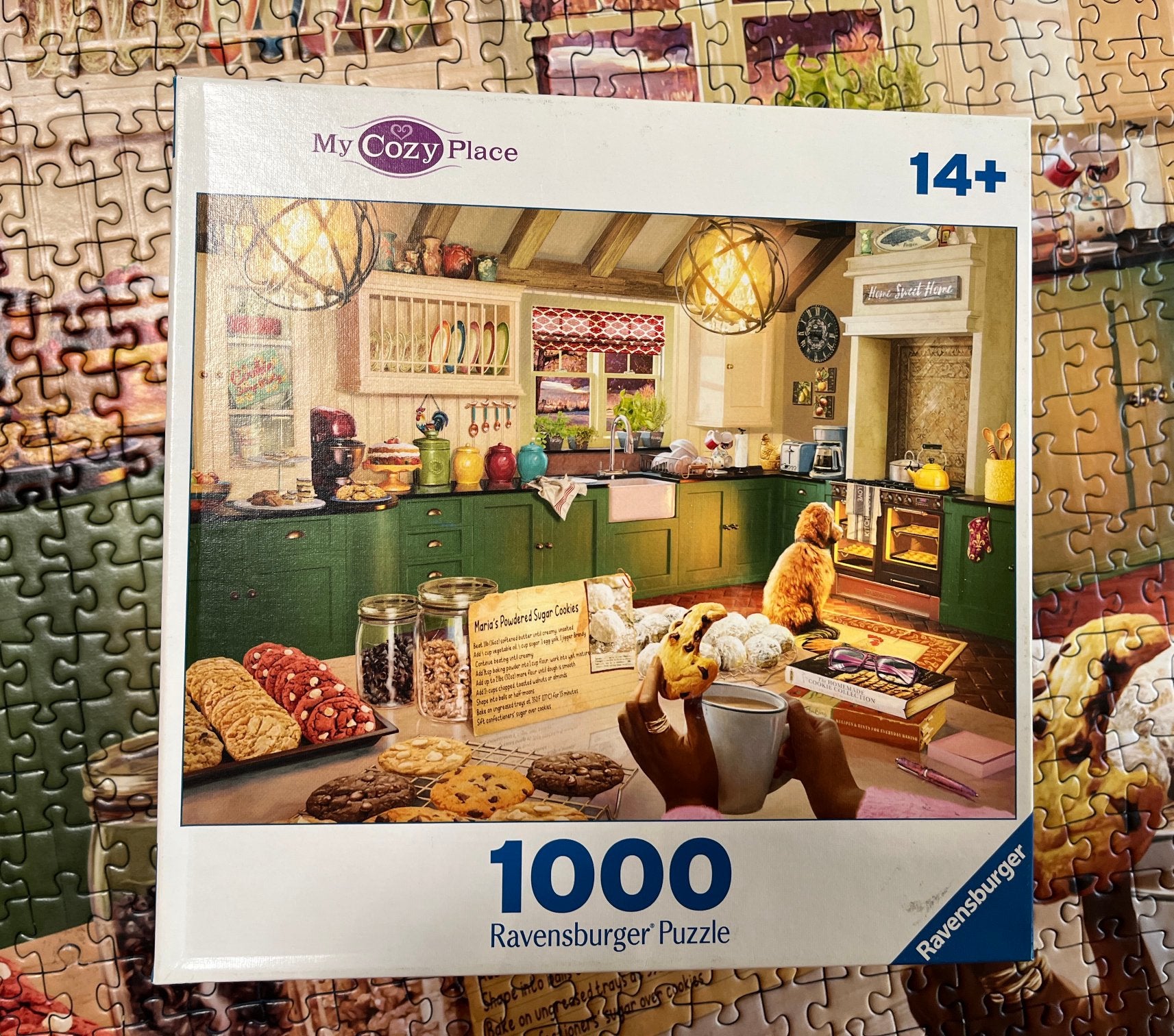 Ravensburger "Cozy Place keuken“, 1000 stukjes, Ophalen of Verzenden, 500 t/m 1500 stukjes, Zo goed als nieuw, Legpuzzel