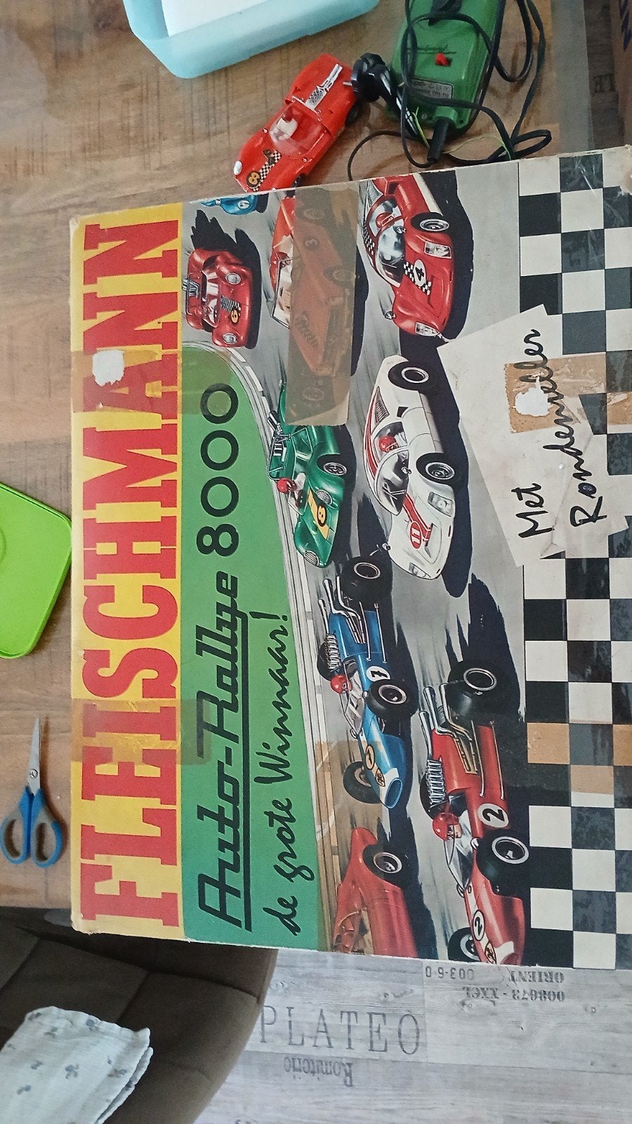 Vintage Fleischmann Auto-Rallye 8000 Racebaan, Hobby en Vrije tijd, Ophalen of Verzenden, Gebruikt, Groter dan 1:32