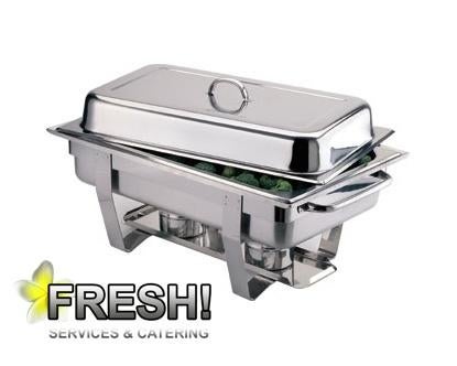 chafing dish, au-bain marie warmhoud bak rechaud te huur, Ophalen, Nieuw, Overige