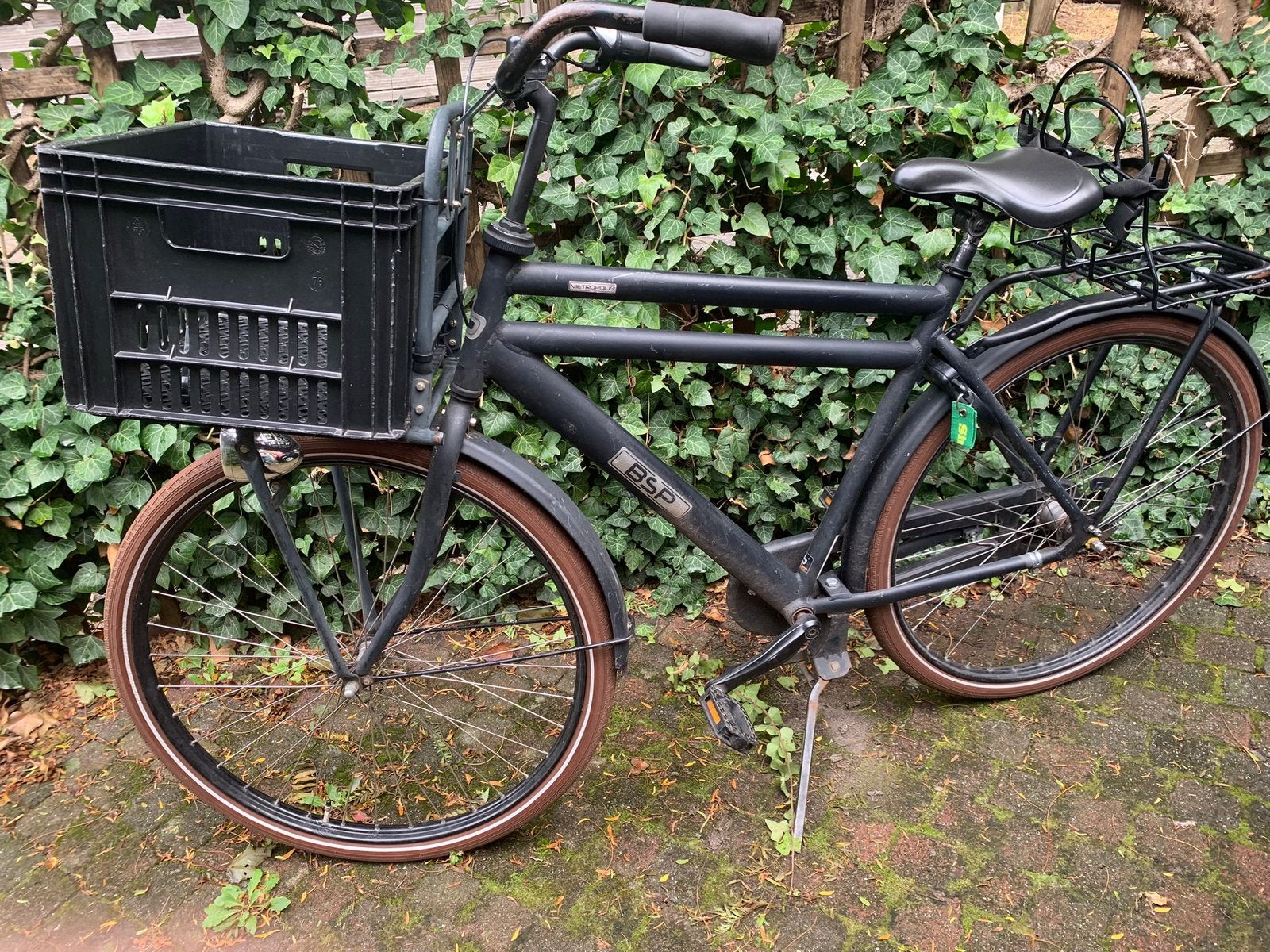 BSP transportfiets 28/56 cm, Ophalen, Gebruikt, Terugtraprem, 26 inch of meer