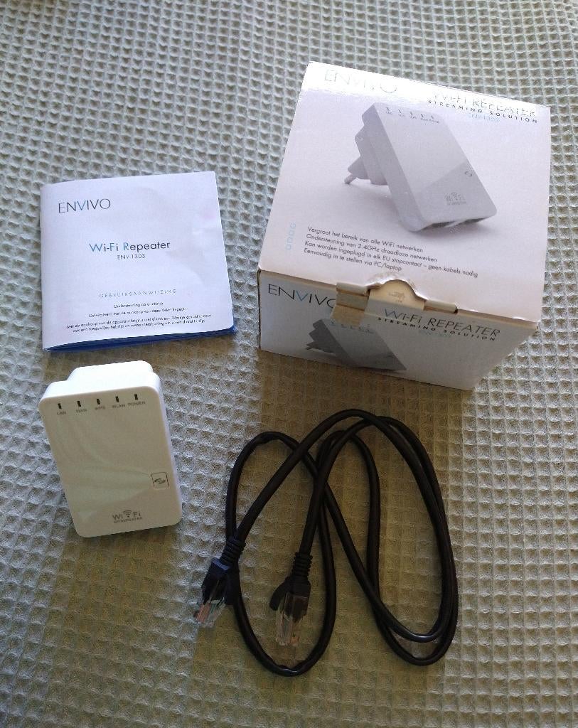 WiFi-versterker repeater ENVIVO 1303, Computers en Software, Ophalen of Verzenden, Zo goed als nieuw, EnVivo