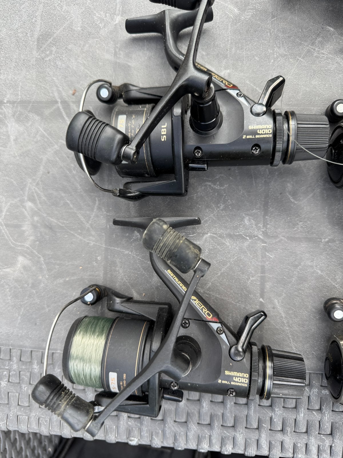 Shimano Baitrunners 4010 en 5010, Ophalen, Gebruikt