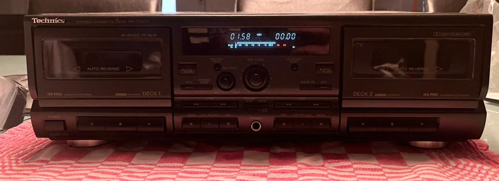 Technics RS-TR575 cassettedeck - LEES TEXT!, Ophalen of Verzenden, Dubbel, Overige merken, Auto-reverse